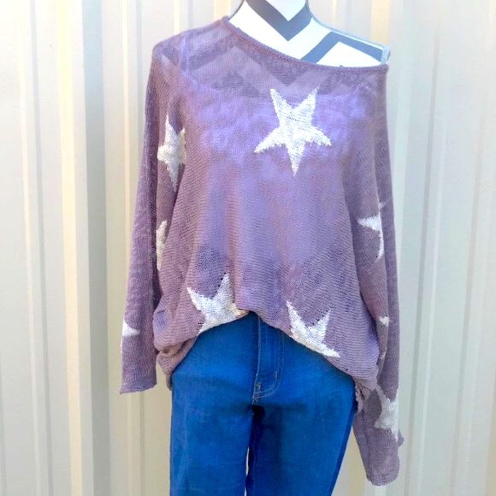 Dolman oversized star sweater - Picture 9 of 9